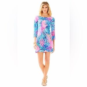 Lilly Pulitzer Vibrant Tropical Print Dress